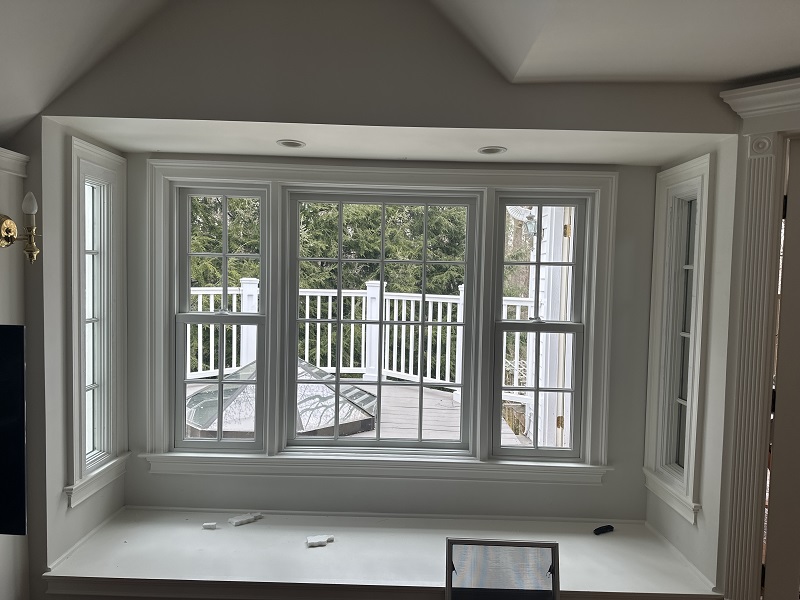 FInished interior view of an Andersen 400 Series single casement in Norwalk, CT